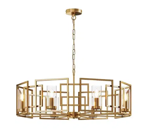 Svietidlá Maytoni H009PL-08G - Luster na reťazi  8xE14/40W/230V H009PL-08G
