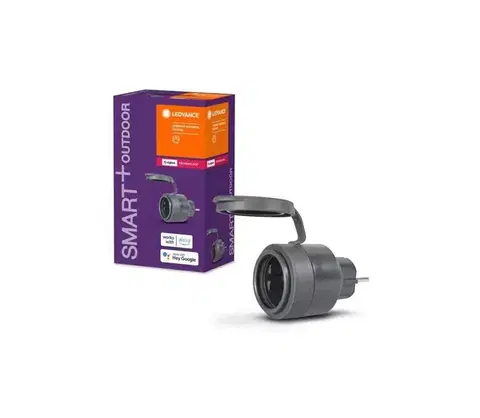 LED osvetlenie Ledvance - Vonkajšia inteligentná zásuvka SMART+ PLUG 3680W IP44 SCHUKO 4058075729322
