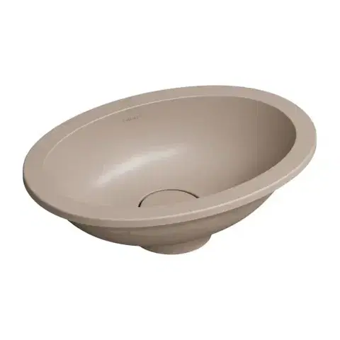 Umývadlá OMNIRES - SHELL M+ podumývadlo, 38 x 25 cm, piesková béžová matná, SHELL380UPDB