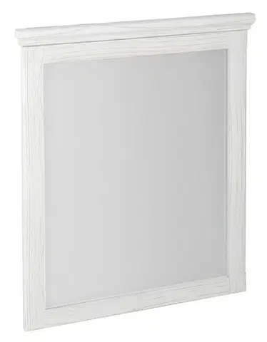 Kúpeľňové zrkadlá SAPHO - CROSS zrkadlo v drevenom ráme 60x80cm, starobiela CR211
