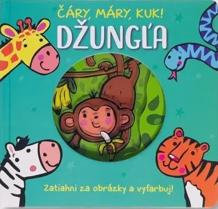 Leporelá, krabičky, puzzle knihy Čáry, máry, kuk! - Džungľa - neuvedený,Amanda Enright
