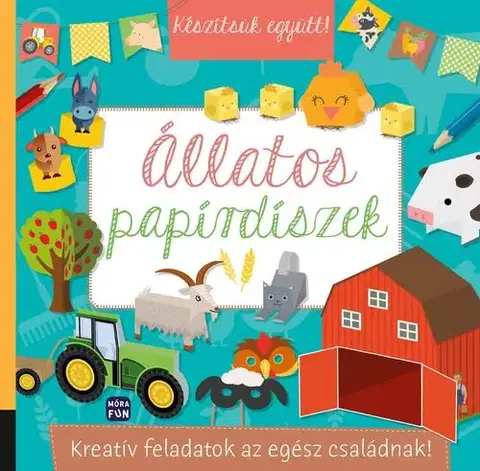 Pre deti a mládež - ostatné Készítsük együtt! - Állatos papírdíszek