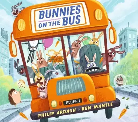 Leporelá, krabičky, puzzle knihy Bunnies on the Bus - Philip Ardagh