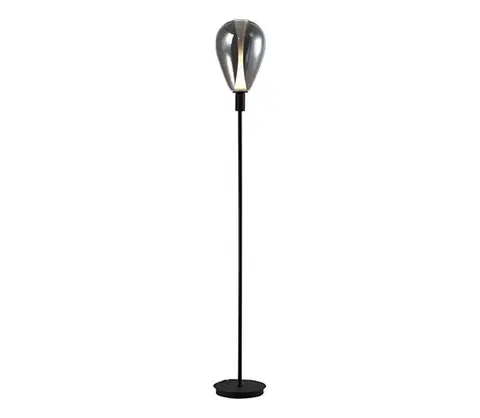 Lampy  Stojacia lampa DENSO 1xG9/5W/230V čierny chróm 51-51141