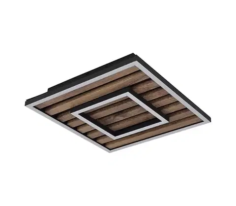 Svietidlá Globo 67345D - LED stropné svietidlo WOODY LED/18W/230V 3000K 30x30 cm 67345D