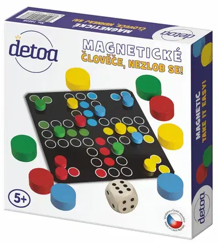 Párty hry DETOA Magnetické Člověče, nezlob se!