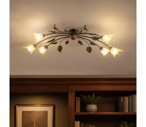 Svietidlá ONLI - Stropné svietidlo MIRANDA 6xE14/6W/230V 4620/OV6