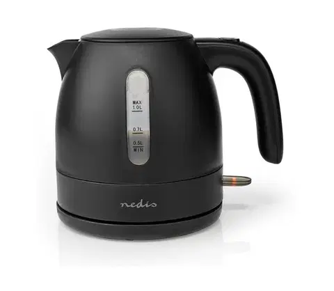 Predlžovacie káble  KAWK300EBK - Rýchlovarná kanvica 1 l 2150W/230V čierna KAWK300EBK