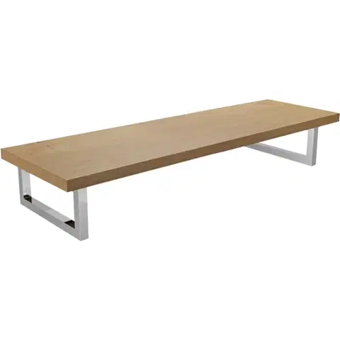 Kúpeľňový nábytok CERANO - Doska pod umývadlo Navira Pro + 2 konzoly pod dosku - dub medový - 100x46x3,6 CER-606084