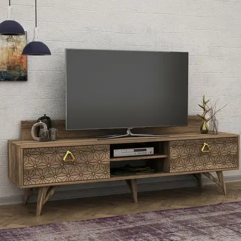 TV stolíky KOMPA TV stolík, orech
