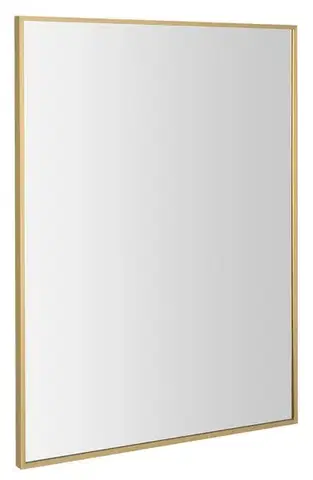 Kúpeľňový nábytok SAPHO - NOTION SLIM zrkadlo v ráme, 60x80cm, zlato mat NT860G