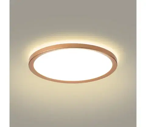 Svietidlá BRILAGI - ultratenké kúpeľňové stropné LED svietidlo 24W/230V, priemer 42 cm, ružové zlato, IP54 BRI630