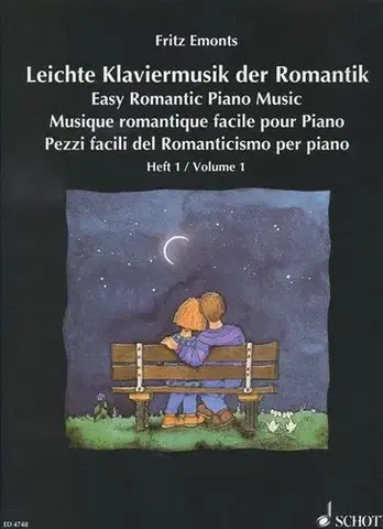 Hudba - noty, spevníky, príručky Leichte Klaviermusik der Romantik - Easy Romantic Piano Music - Fritz Emonts