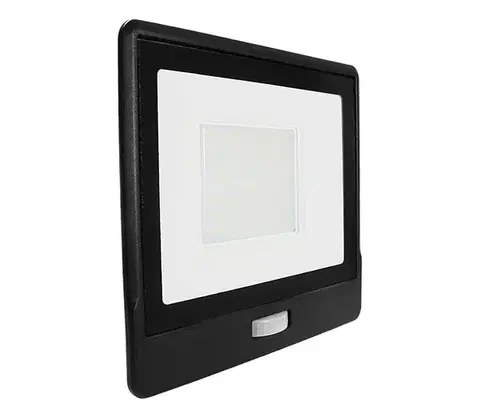 LED osvetlenie  LED Reflektor so senzorom LED/50W/230V 6500K IP65 čierna 20291