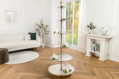 Bytové doplnky a dekorácie Etažér 180 cm AMON Dekorhome