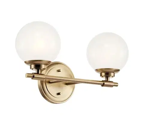 Svietidlá Elstead Kichler KL-BENNO2-CPZ - LED Kúpeľ. svietidlo BENNO 2xG9/3W/230V IP44 mosadz KL-BENNO2-CPZ