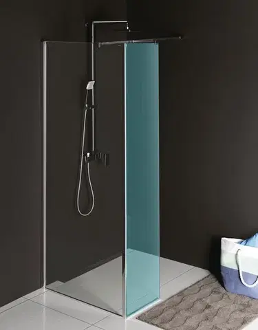 Sprchovacie kúty POLYSAN - MODULAR SHOWER stena na inštaláciu na múr, pre pripojenie príd. panelu, 800  MS2A-80