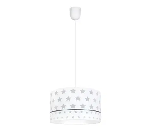 Svietidlá  Detský luster PIKKI 1xE27/60W/230V šedá 0553