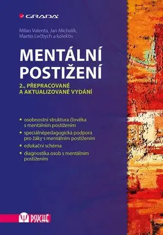 Psychológia, etika Mentální postižení - 2. vydání - Milan Valenta,Ján Michalík