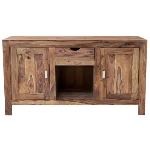 Kúpeľňový nábytok Skrinka pod umývadlo Amba 130x70x45 z indického masívu palisander