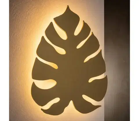 Svietidlá  Nástenné svietidlo MONSTERA 3xG9/8W/230V zlaté 4665