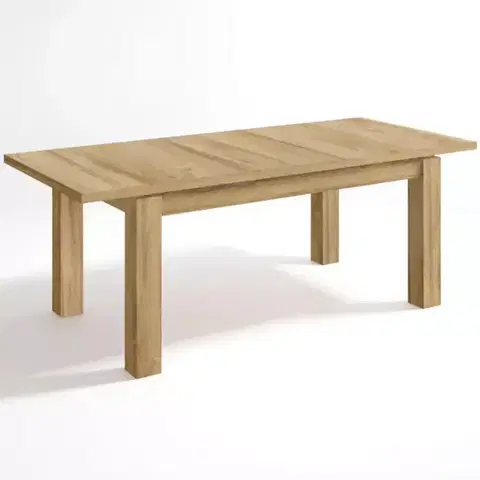 Jedálenské stoly Rozkladací stôl Havanna 160/206x90 cm Staromodny dub