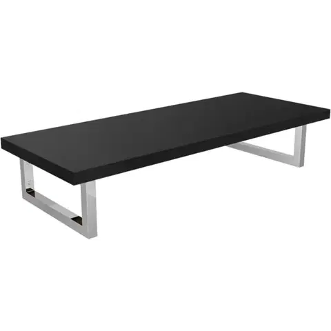 Kúpeľňový nábytok CERANO - Doska pod umývadlo Navira Pro + podperná konzola - čierna matná - 70x46x3,6 CER-6061205