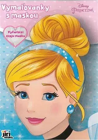 Nalepovačky, vystrihovačky, skladačky Vymaľovanky s maskou - Princezné
