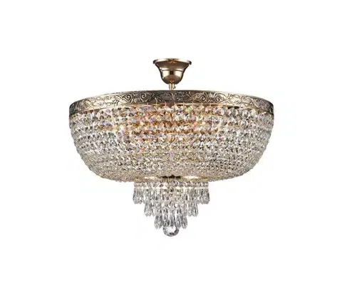 Svietidlá Maytoni DIA890-CL-06-G - Prisadený luster PALACE 6xE27/60W/230V DIA890-CL-06-G