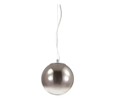 Svietidlá Ideal Lux - Luster na lanku MAPA 1xE27/42W/230V pr. 20 cm šedá/dymová 140711