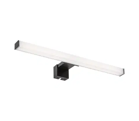 Kúpeľňové zrkadlá Rabalux 75051 - LED kúpeľňové osvetlenie zrkadla OLIRO LED/6W/230V IP44 40 cm čierna 75051