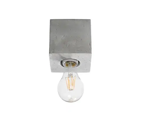 Svietidlá  Stropné svietidlo ABEL 1xE27/60W/230V betón SL.0681