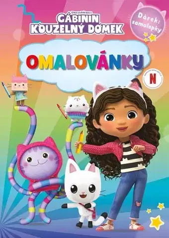 Nalepovačky, vystrihovačky, skladačky Gábinin kouzelný domek - Omalovánky - Kolektív autorov