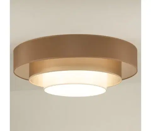 Svietidlá  - LED Stropné svietidlo LUNETA LED/26W/230V pr. 60 cm 4000K hnedá/zlatá 606141
