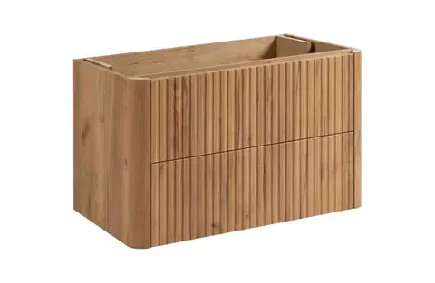 Skrinky do kúpeľne Elvisia Skrinka pod umývadlo LINEA Oak craft | 80 cm