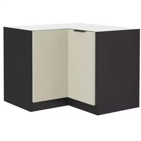 Kuchynské skrinky stojace Kuchynská skrinka Arona cashmere 90x90 Dn 2f bb