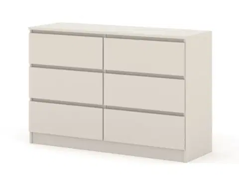 Komody ArtBm Komoda MAJA 120 S6 | cashmere