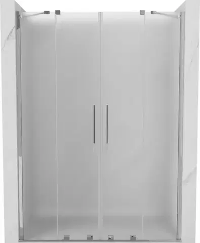 Sprchovacie kúty MEXEN/S - Velar Duo posuvné sprchové dvere 150, dekor, chróm 871-150-000-32-01