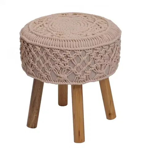 Taburety a podnožky Macramé taburet