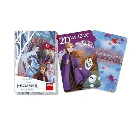 Karty Dino Toys Hracie karty Kvarteto: Frozen 2 Dino
