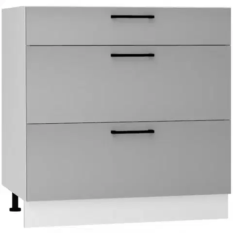 Kuchynské skrinky stojace Kuchynská skrinka Max D80s/3 Granit