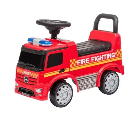 Odrážadlá Buddy Toys Odrážadlo Mercedes Hasiči 2xAA červená 57002791