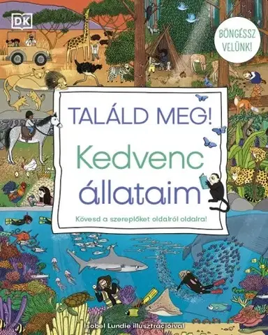 Leporelá, krabičky, puzzle knihy Találd meg! Kedvenc állataim