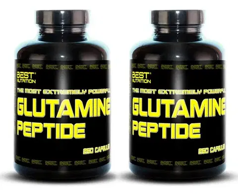 Glutamín 1+1 Zadarmo: Glutamine Peptide od Best Nutrition 250 kaps + 250 kaps.