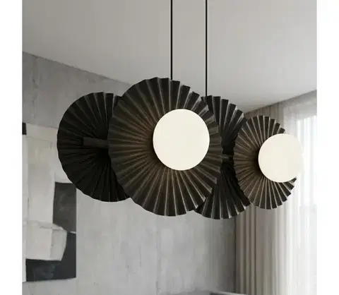 Svietidlá EMIBIG Závesný luster UMBRA 4xG9/8W/230V čierny 1726/4