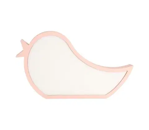 Lampy  LED Detská stolná lampa BIRD LED/12W/230V ružová 41-10612