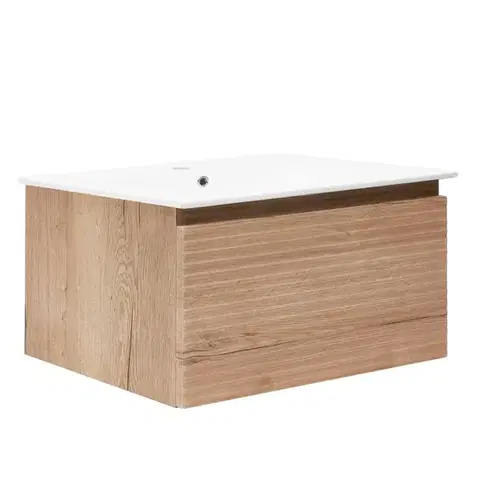 Kúpeľňový nábytok Kúpeľňová skrinka s umývadlom Naturel Savona 98x43x44, 8 cm dub halifax mat SAVONA100DH SAVONA100DH