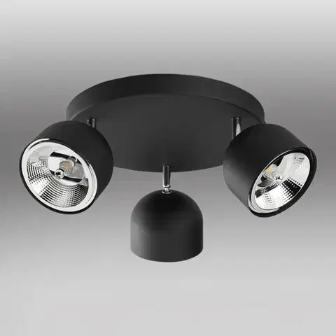Lampy do obývačky Stropné bodové svietidlo Altea 6519 Black LS3