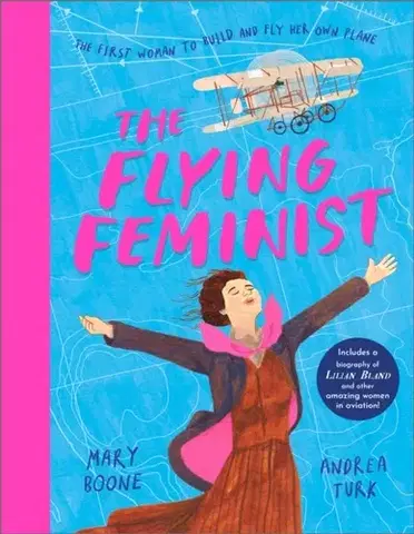 Leporelá, krabičky, puzzle knihy The Flying Feminist - Mary Boone