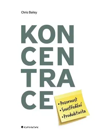 Psychológia, etika Koncentrace - Chris Bailey